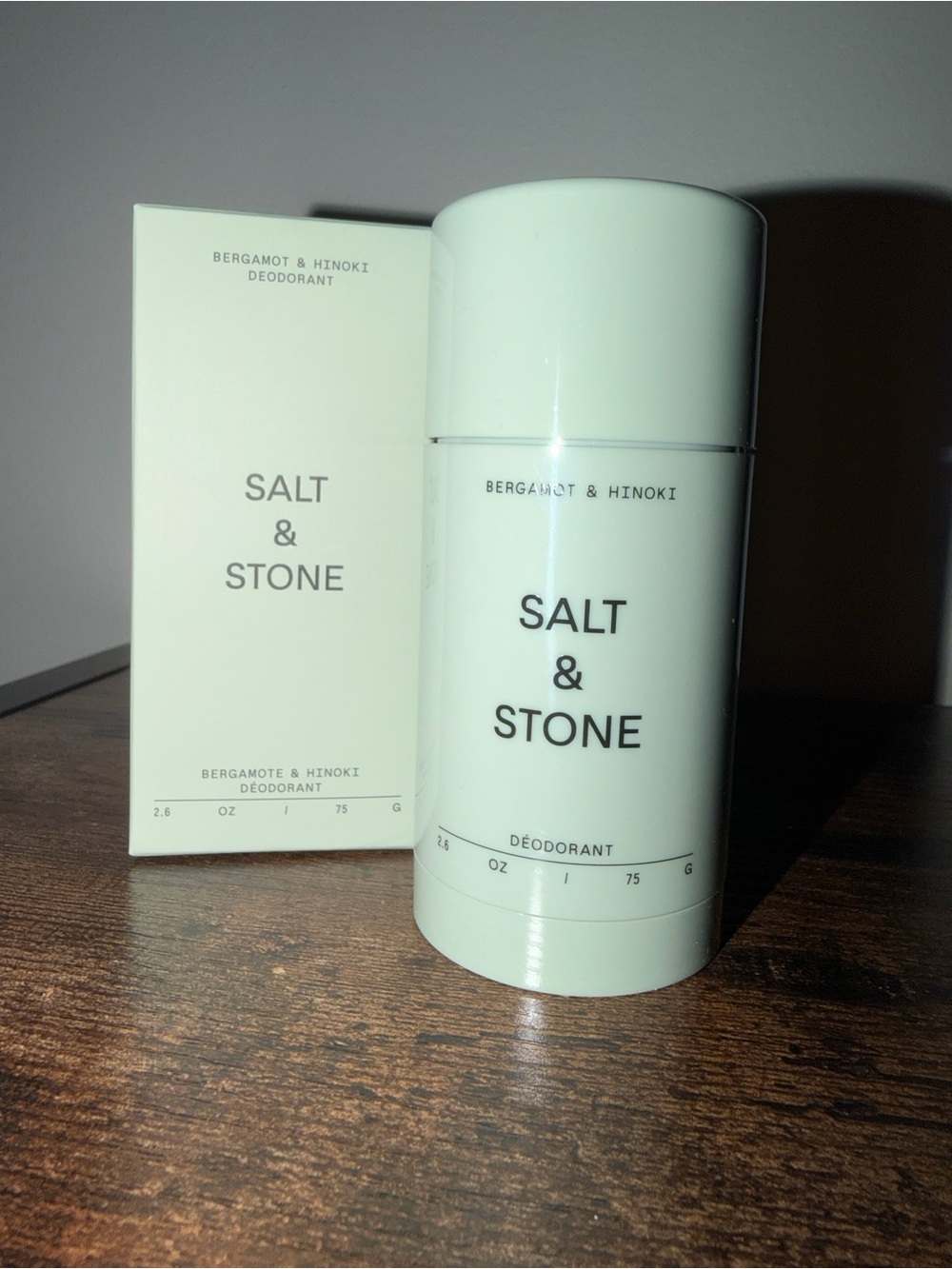 Salt and Stone Bergamont and Hinoki Deodorant